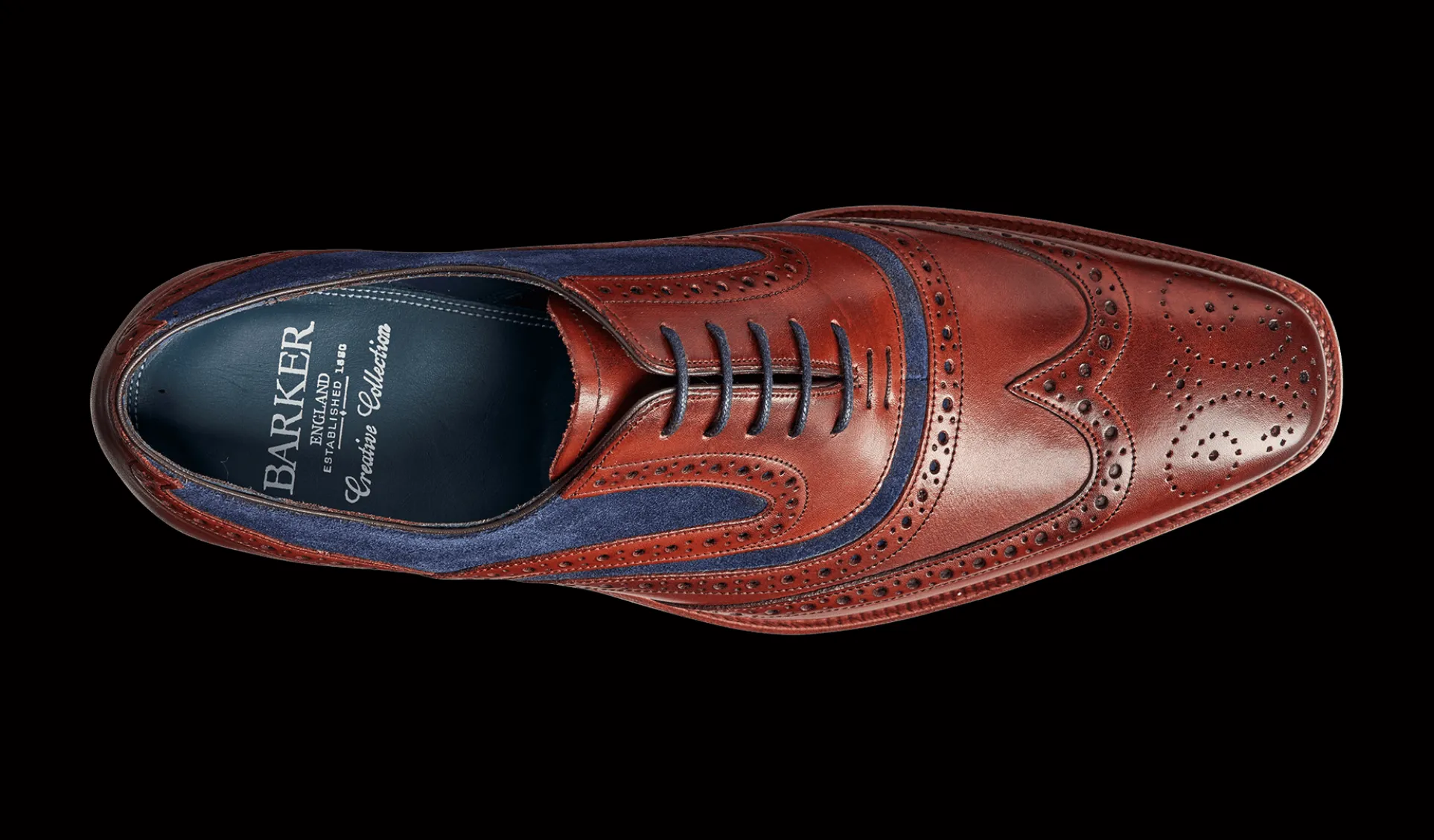 Barker Men's Mcclean Leather Brogue Shoes 3829/Fw23