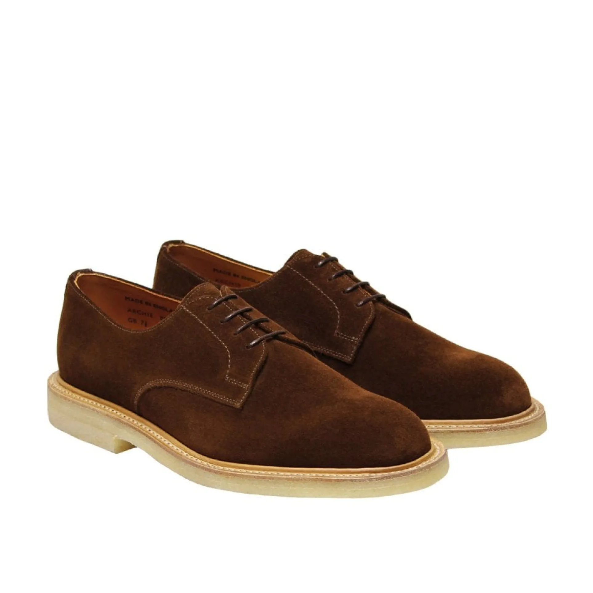 Sanders Men's Archie Suede Derby Shoes 8813/Pss