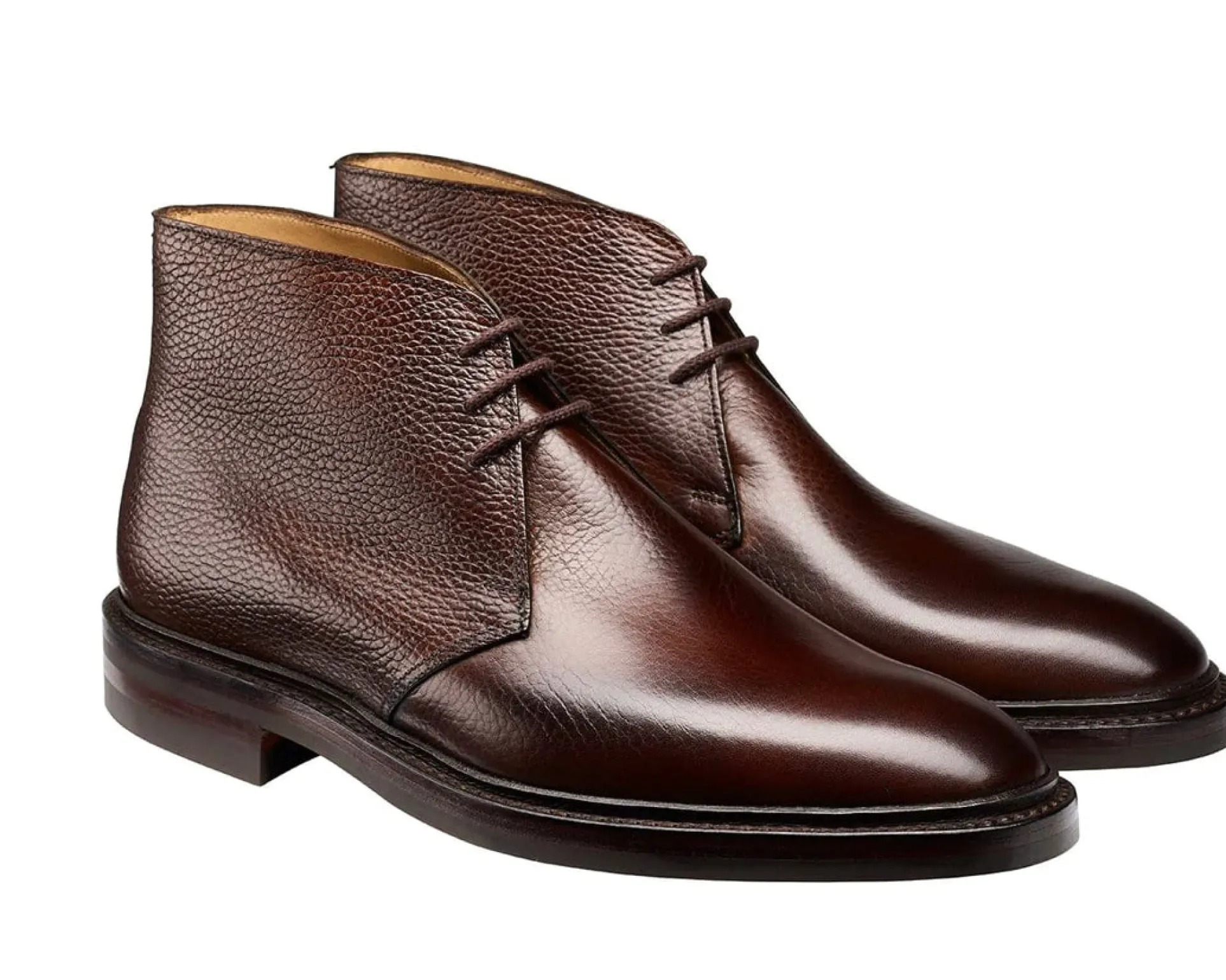 Crockett & Jones Men's Brecon Leather Lace-Up Boots