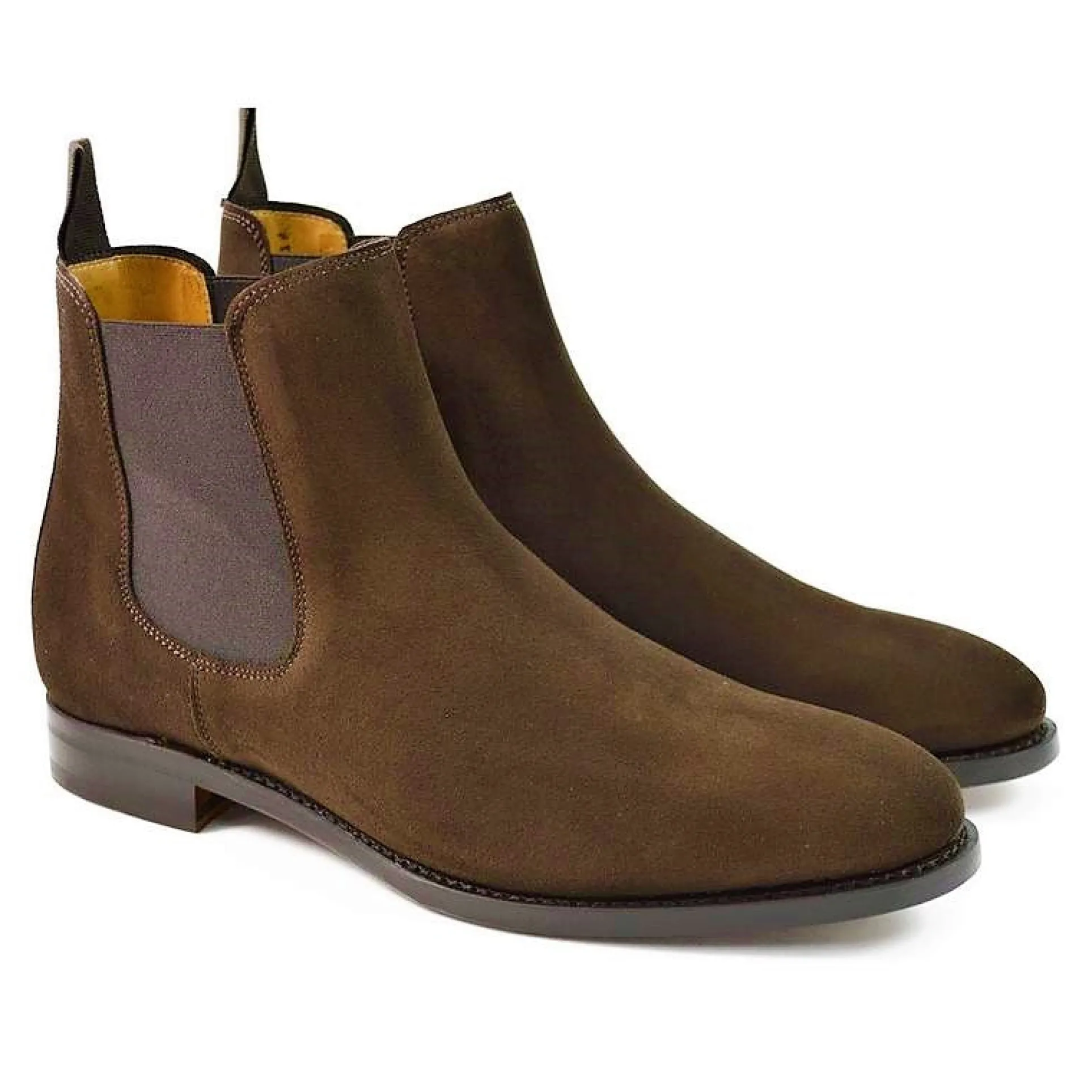 Berwick Men's Chelsea Suede Pull-On Boots 303/K4