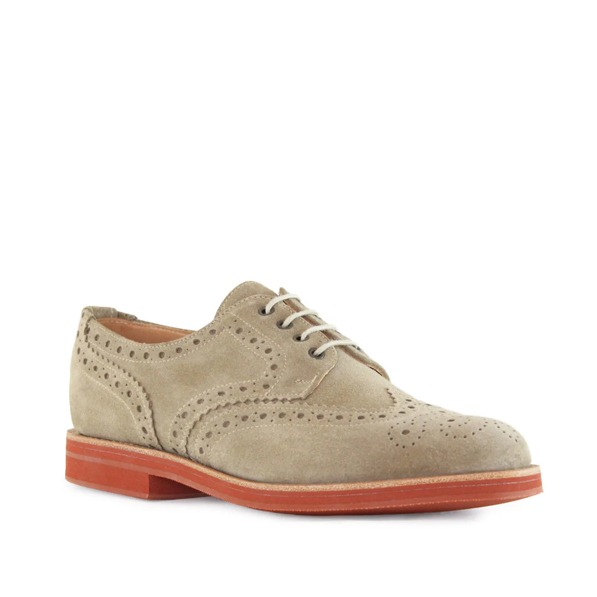 Sanders Men's Theo Suede Brogue Shoes 1705/Dls