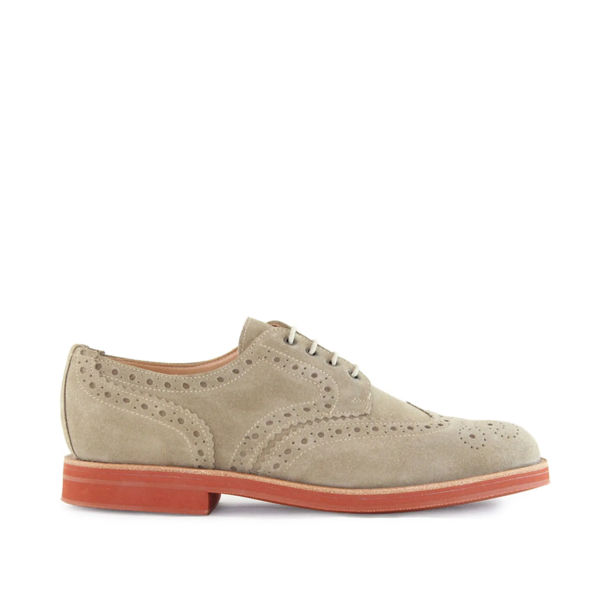 Sanders Men's Theo Suede Brogue Shoes 1705/Dls