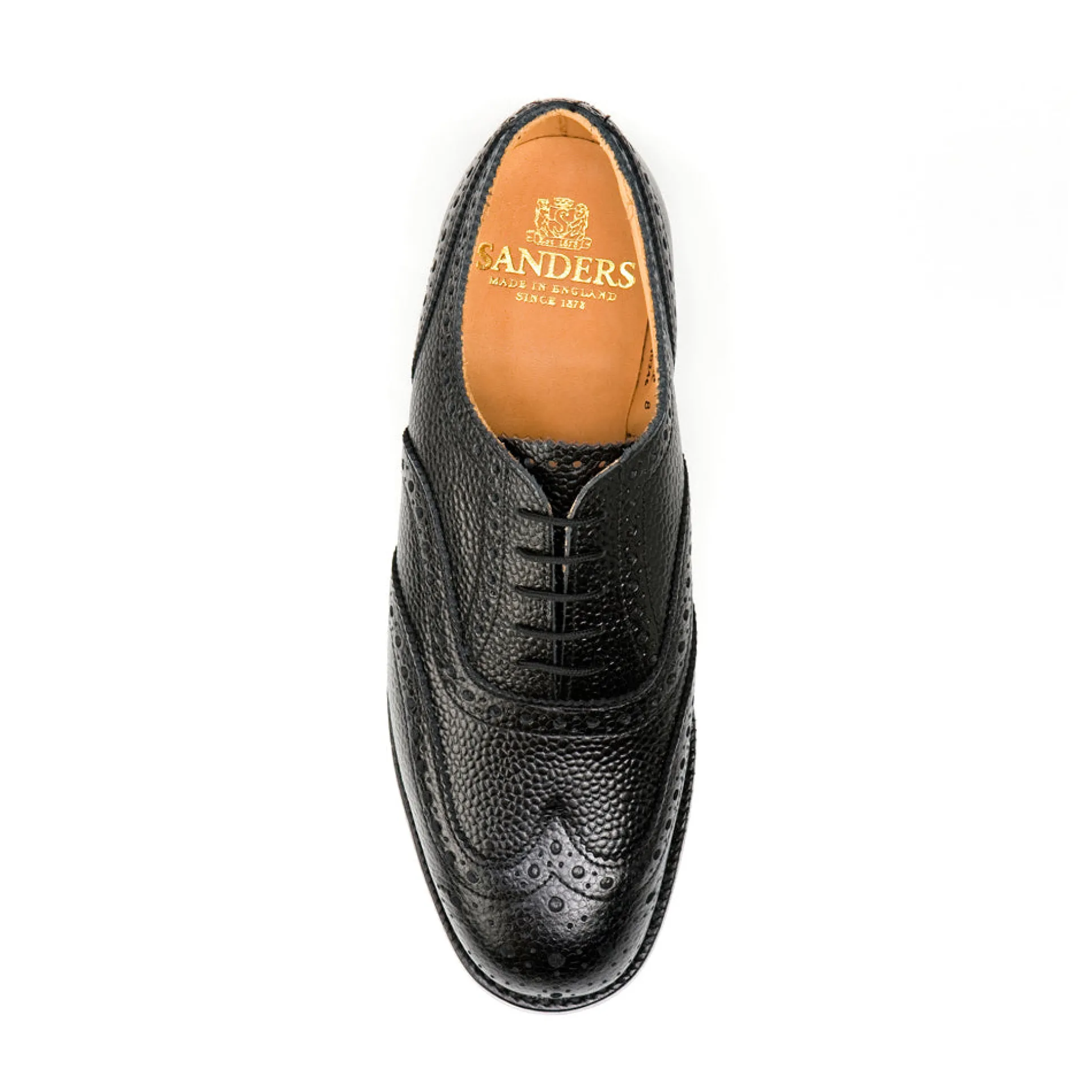 Sanders Men's Braemar Leather Brogue Shoes 5597/B
