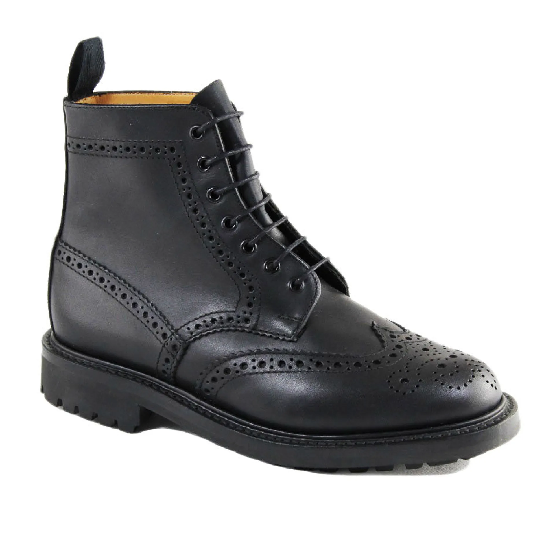 Sanders Men's Cheltenham Leather Brogue Boots 8317/B