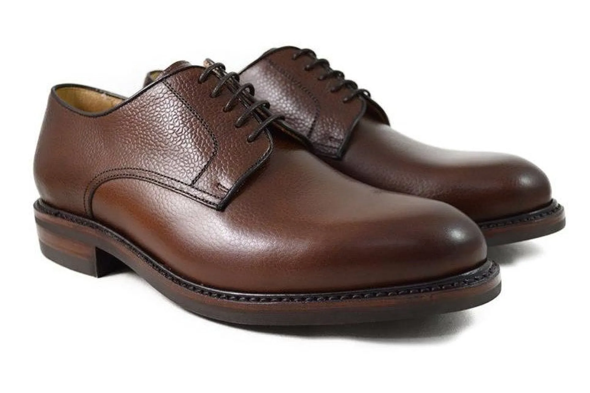 Berwick Men's Grained Leather Derby Shoes 4169/K1